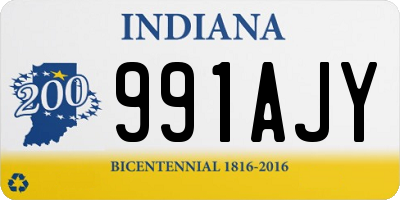 IN license plate 991AJY