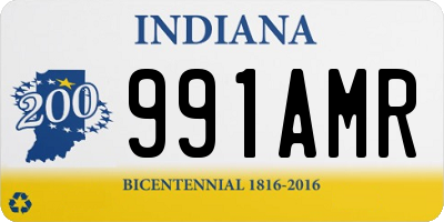 IN license plate 991AMR