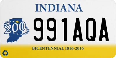 IN license plate 991AQA