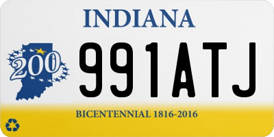 IN license plate 991ATJ