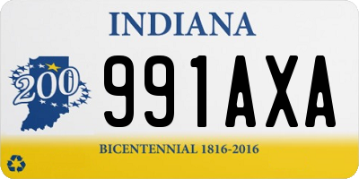 IN license plate 991AXA
