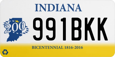 IN license plate 991BKK