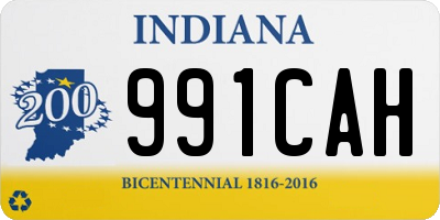 IN license plate 991CAH