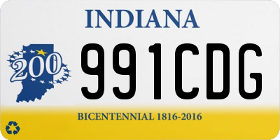 IN license plate 991CDG