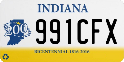 IN license plate 991CFX