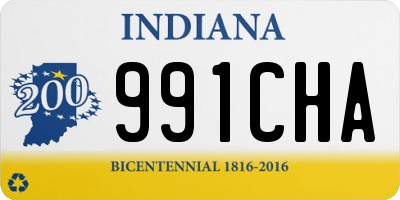 IN license plate 991CHA