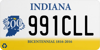 IN license plate 991CLL