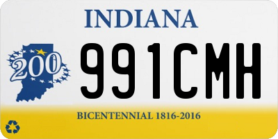 IN license plate 991CMH