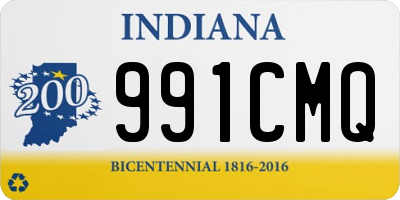 IN license plate 991CMQ