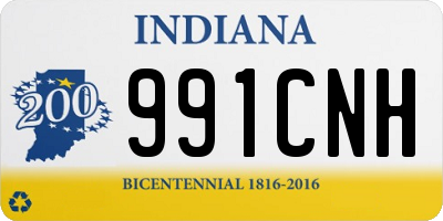 IN license plate 991CNH