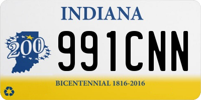 IN license plate 991CNN