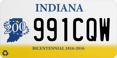 IN license plate 991CQW