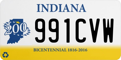 IN license plate 991CVW