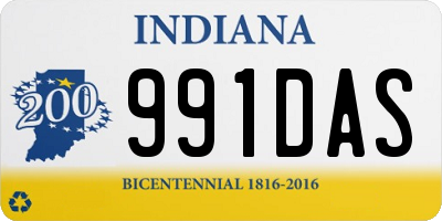 IN license plate 991DAS