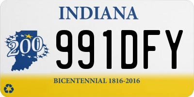 IN license plate 991DFY