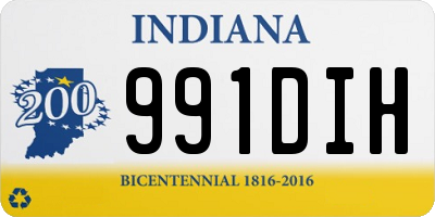 IN license plate 991DIH