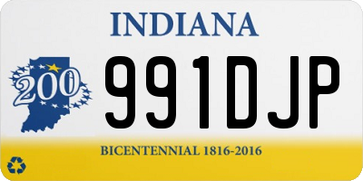 IN license plate 991DJP