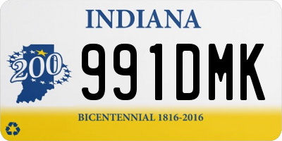 IN license plate 991DMK