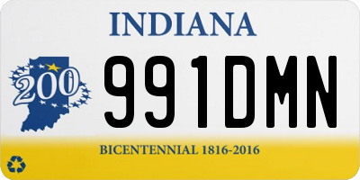 IN license plate 991DMN