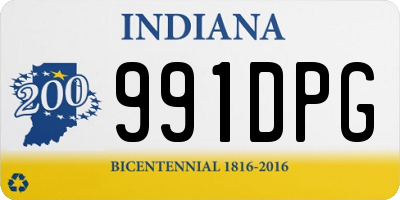 IN license plate 991DPG