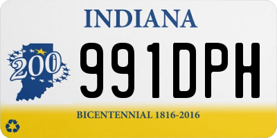 IN license plate 991DPH