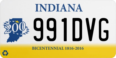 IN license plate 991DVG