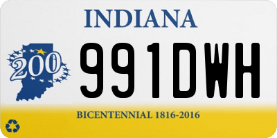 IN license plate 991DWH