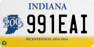 IN license plate 991EAI