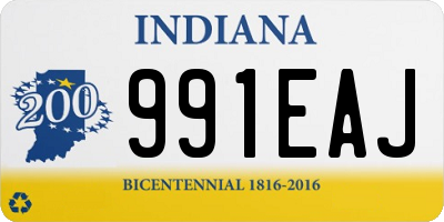 IN license plate 991EAJ