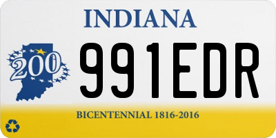 IN license plate 991EDR