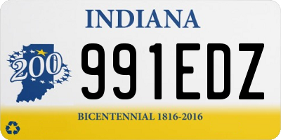 IN license plate 991EDZ