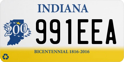 IN license plate 991EEA