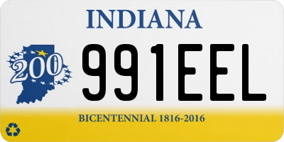 IN license plate 991EEL