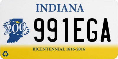 IN license plate 991EGA