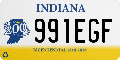 IN license plate 991EGF