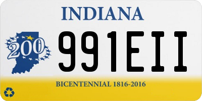 IN license plate 991EII