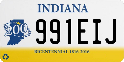 IN license plate 991EIJ