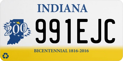 IN license plate 991EJC