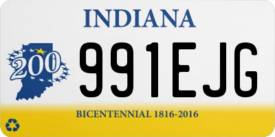 IN license plate 991EJG