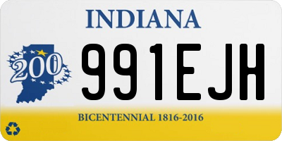 IN license plate 991EJH