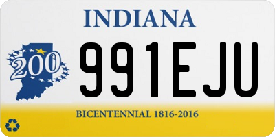 IN license plate 991EJU