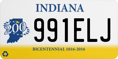 IN license plate 991ELJ