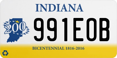 IN license plate 991EOB