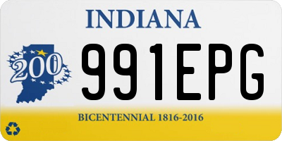 IN license plate 991EPG