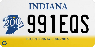 IN license plate 991EQS