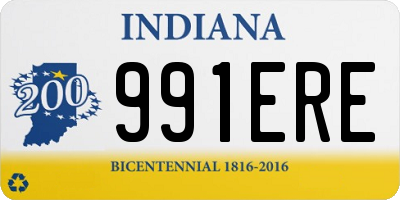 IN license plate 991ERE