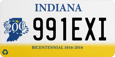 IN license plate 991EXI