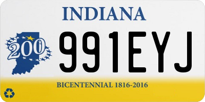 IN license plate 991EYJ