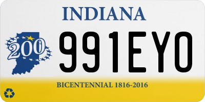 IN license plate 991EYO