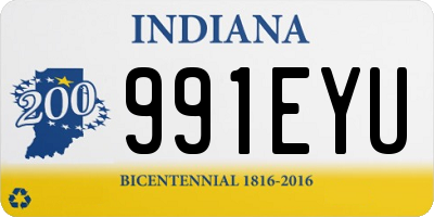 IN license plate 991EYU